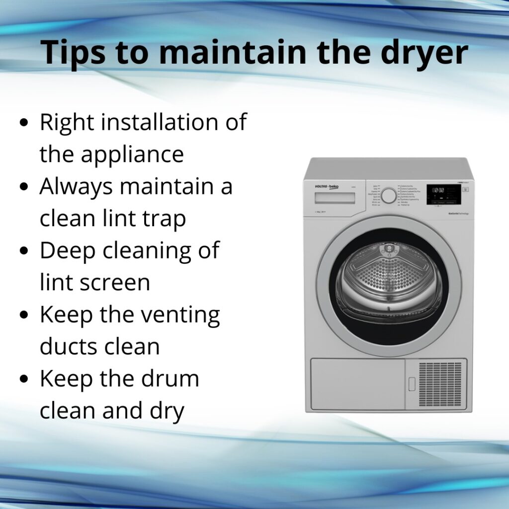 TOP TIPS FOR DRYER MAINTENANCE & MISTAKES TO AVOID WHILE USING DRYER